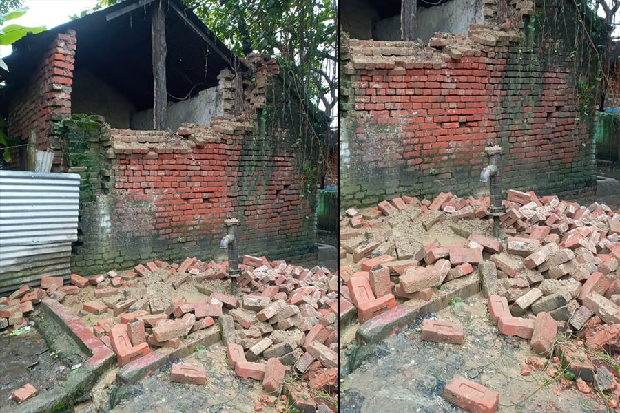 विराटनगर जुट मिल्सको पर्खाल भत्किँदा एकजनाको मृत्यु